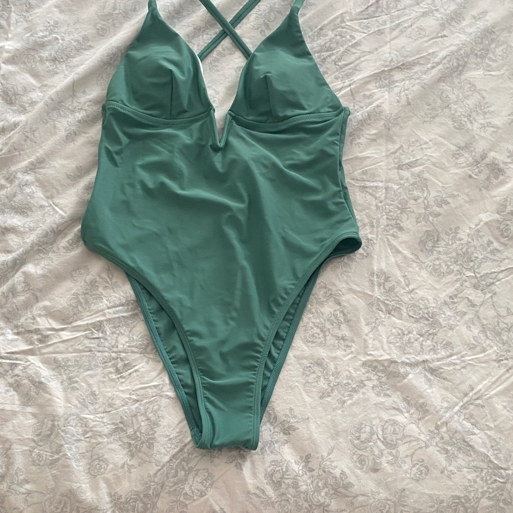Cupshe Green One Piece Swimsuit
